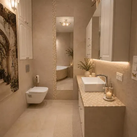 Floor 100sqm Penthouse Full Krk View Old Town Private Terrace Jacuzzi Parking Garage Ac Wifi Hbo * Cracovia